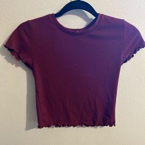 Garage Shirt - Burgundy - Size XS